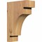 Ekena Millwork Mediterranean Smooth Corbel, Western Red Cedar, 3 1/2"W x 8"D x 12"H COR04X08X12MED00SWR - alternate 1